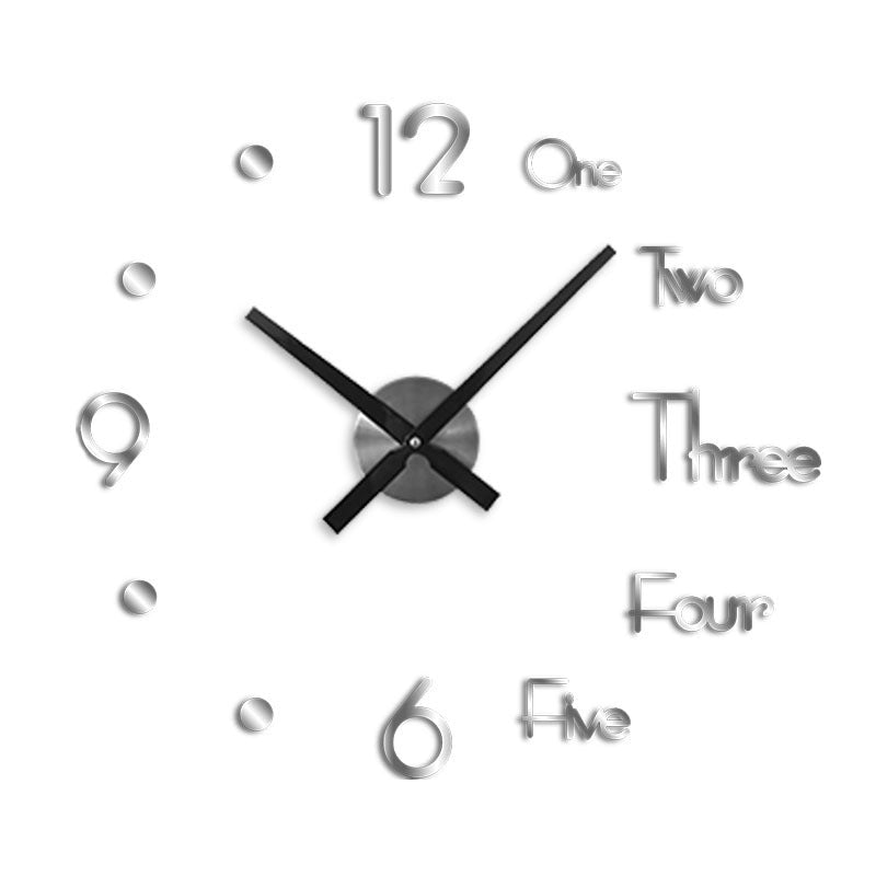 Diy big wall clock modern design（If you want to buy the big size in the video, we recommend 30 inches)