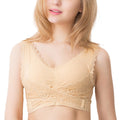 Seamless Magic Wireless Lift Bra - Front Cross Side Buckle Bra - 5econds.co