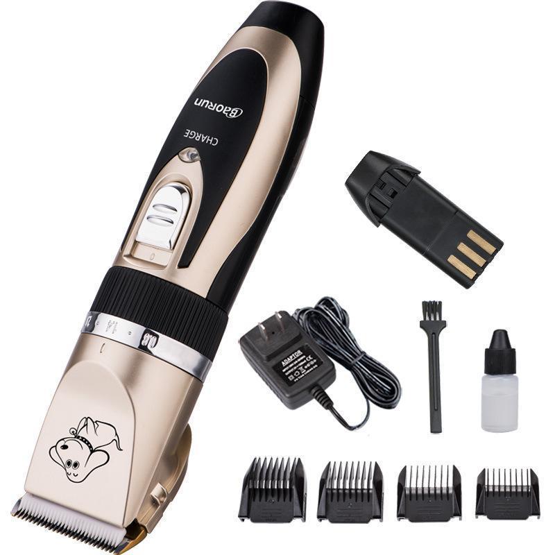 Noise-Free Design Pet Hair Clipper - Rechargeable Dog Trimmer Animal Grooming Cat Cutter Machine Shaver Electric Scissor Remover Haircut - 5econds.co