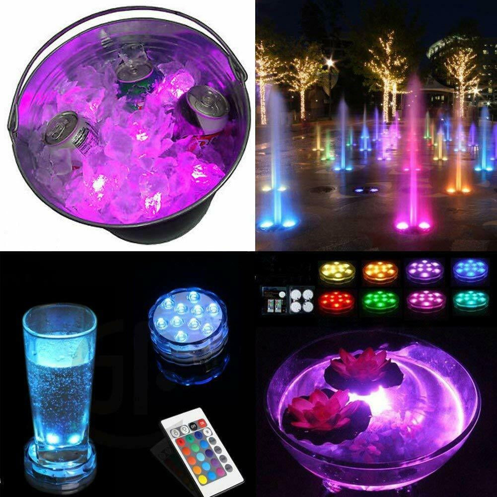 LEDFantasy™ - Change Any Backyard From 'Meh' To 'Wow' - IP68 Waterproof 16 Color Submersible LED Lights - 5econds.co