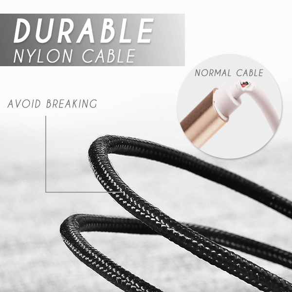 Double 360° Magnetic Cable - New Updated Fast Charging Micro USB Type C Mobile Phone Cable For Samsung iPhone 360+180 Degree Rotating - 5econds.co