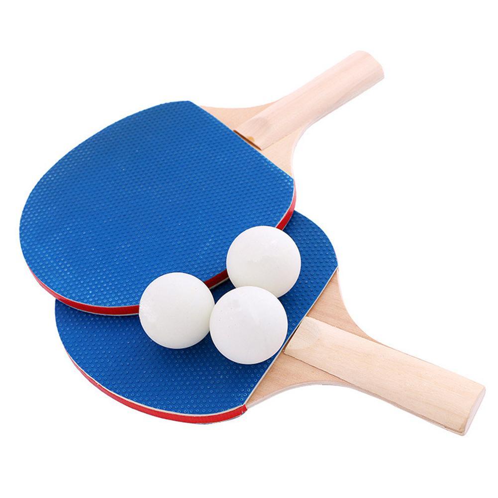 Retractable Table Tennis Set - Ping pong Bats Rackets Paddles Portable 3 Balls for Outdoor Easy Sporting Decoration - 5econds.co