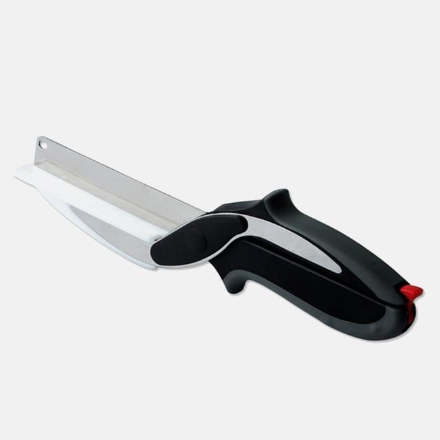 Smart Cutter™ Kitchen Scissors - New Multi-Function Smart Clever Scissor Cutter 2 in 1 Cutting Board Utility Cutter Stainless Steel Ourdoor Smart Vegetable Knife - 5econds.co