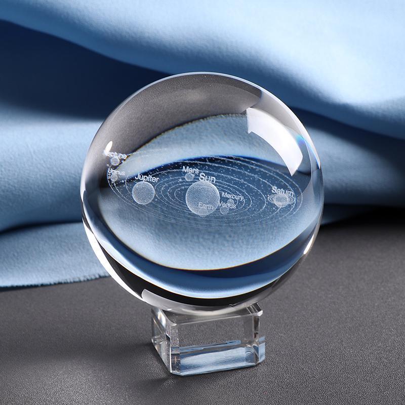 3D SOLAR SYSTEM CRYSTAL BALL - 5econds.co