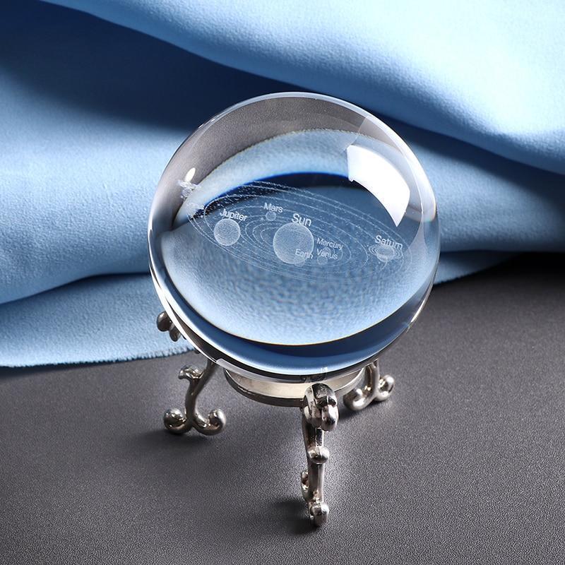 3D SOLAR SYSTEM CRYSTAL BALL - 5econds.co