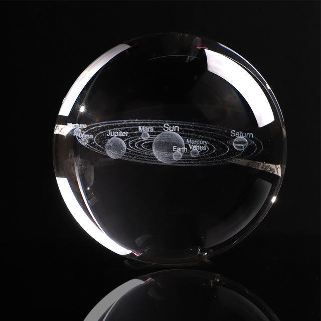 3D SOLAR SYSTEM CRYSTAL BALL - 5econds.co