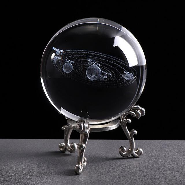 3D SOLAR SYSTEM CRYSTAL BALL - 5econds.co