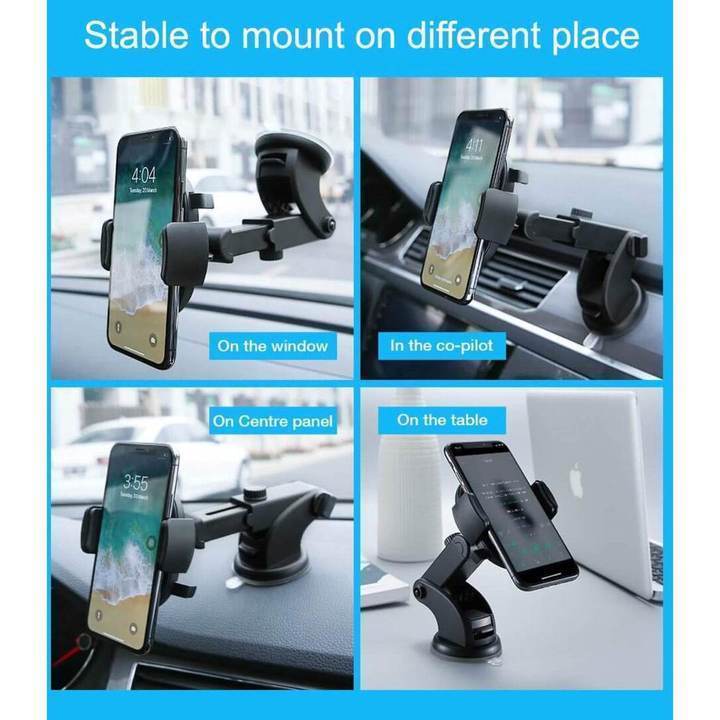 Holder™ Automatically Locking Windshield Phone Holder [UNIVERSAL FIT] - 5econds.co