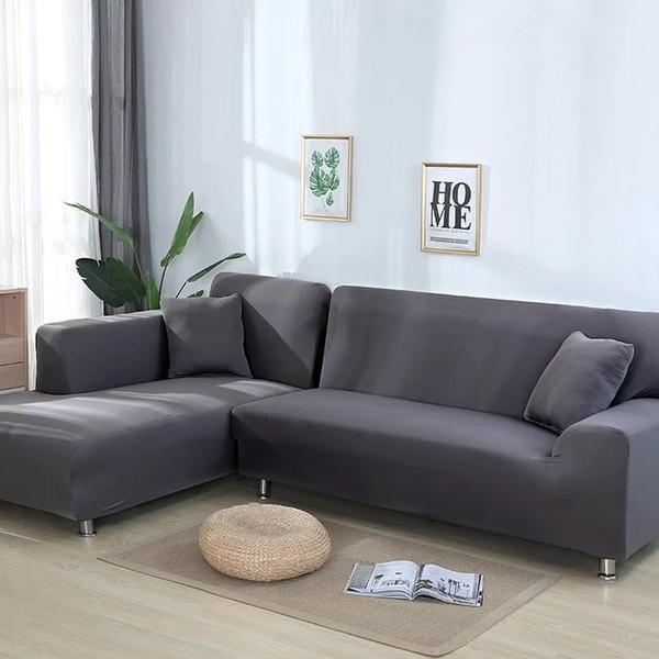 SlipPerfect Sofa Cover - Couch Sectional Protector Waterproof Stretch Pet Proof Slipcover - 5econds.co
