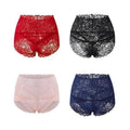 Seamless High Waist Lace Panty - Fashion Mesh Sexy Lingerie Brief Sleepwear Plus Size Lace Sex Underwear Knickers Panties Lady - 5econds.co